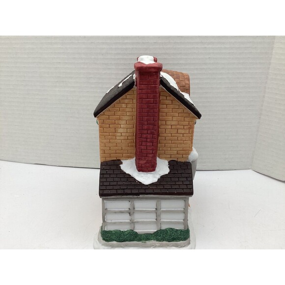 Christmas Village Lighted House Toy Shoppe Victorian Caldor Stores Hand Painted - Picture 3 of 9